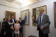  Андрей Бобрышев провел экскурсию по своей выставке