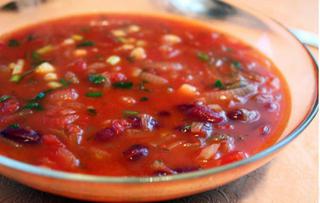 Томатный суп, супы, томат