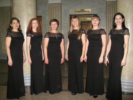 Участницы «Славянских встреч» – вокальный ансамбль «Кантанима». 