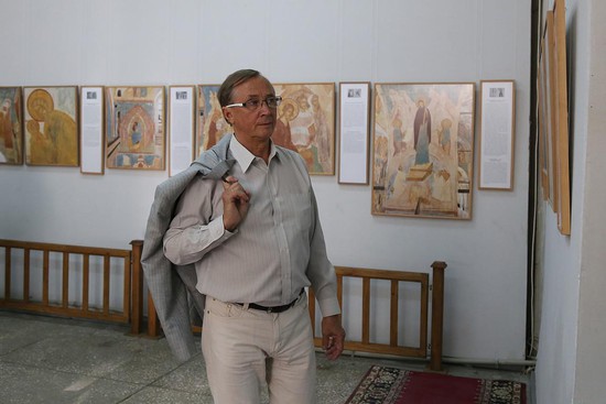 Народный артист России на открытии выставки «Свет фресок Дионисия – миру»