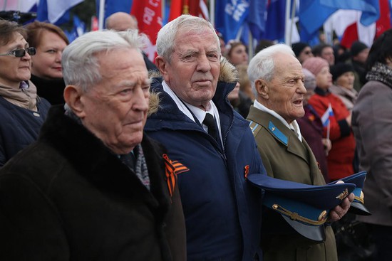 Ветераны были почетными гостями митинга-концерта.