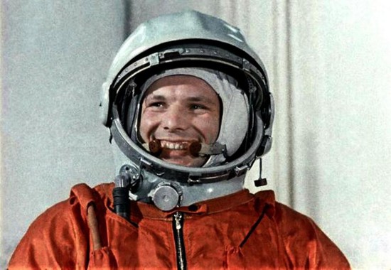 «Он сказал: «Поехали!»: первый в мире космонавт, Герой Советского Союза Юрий Гагарин.