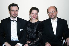 Слева направо: Юрий Михайленко,  Анжелика Михайленко,  Алексей Набиулин.