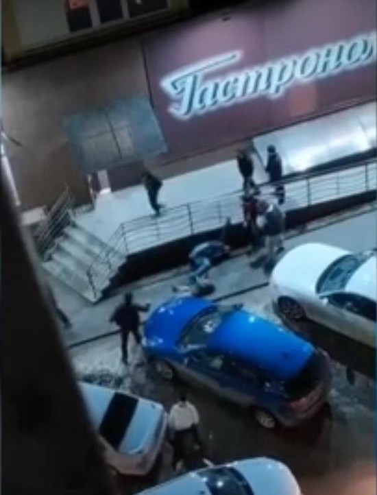 Кадр из видео, снятого очевидцем.