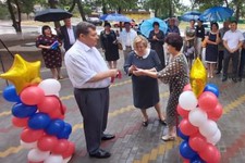 На открытии нового здания архивного отдела Курского муниципального округа.