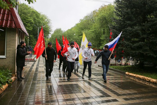 Эстафета-марафон стартовала из парка Победы Ставрополя