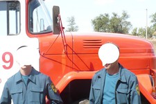 Пожарная машина ставропольских огнеборцев