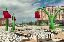 Новый сквер на бульваре Щипакина в Ставрополе
