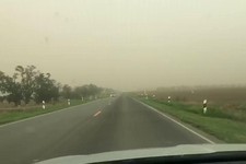 Пыльная буря на Ставрополье, 21.08.2022
