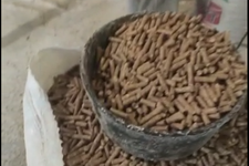 Гранулы из кукурузной кочерыжки. Скриншот из видео комитета Ставрополья по пищевой и перерабатывающей промышленности 