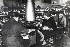 Цех обувной  фабрики. 1964 год