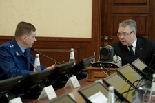 Прокурор Юрий Немкин и Владимир Владимиров. Пресс-служба губернатора Ставропольского края