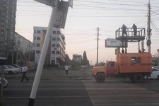 От улицы 45-я параллель Ставрополя временно перекрыли движение